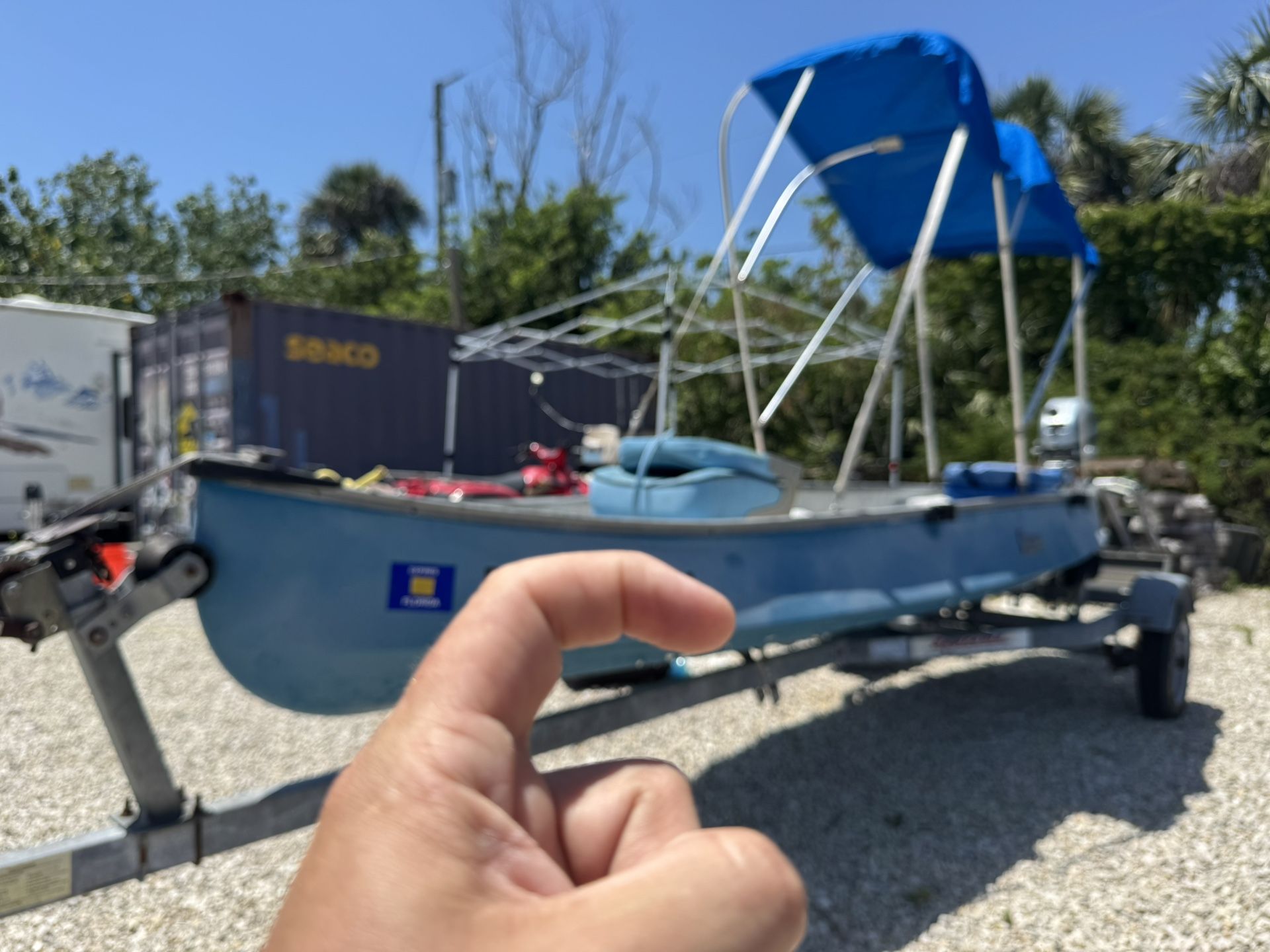 15'6 Gheenoe W/ New 5hp Motor