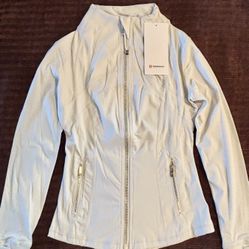 Lululemon Cream Ivory Gold Zipper Define Jacket 