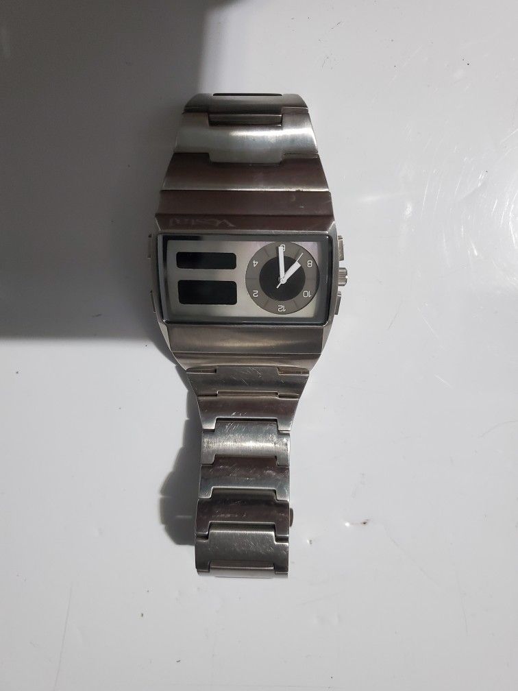 Rare/Vintage Monte Carlo Vestal Watch Large Stainless Steel, Like New