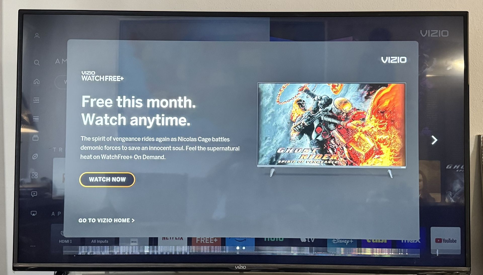 PLEASE READ - AS IS - VIZIO 65" Class V-Series 4K UHD LED HDR Smart TV V655-J04