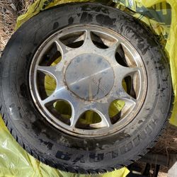 205/65r15 Federal Himalaya Studded Snow Tires on 5x4.5 Wheels