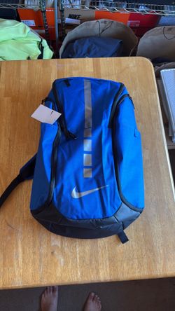 New Nike hoops elite pro bag backpack 38L camping hiking trail gym blue