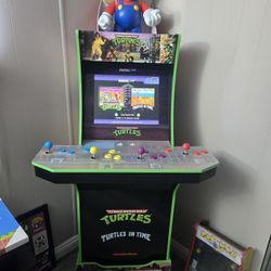 arcade 1up turtles ninja in time and pacman countertop 