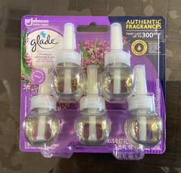 Glade PlugIns Tranquil Lavender & Aloe, 5-Refill Value Pack