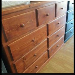 PINEWOOD DRESSER 9 DRAWERS