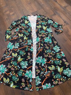 Women’s long cardigan kimono sweater size Medium by LulaRoe #11