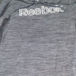 Reebok Pullover Hoodie Sweater Gray Size XL New