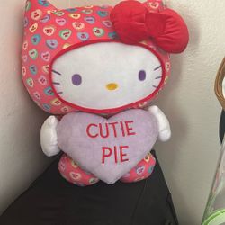 Hello Kitty valentines Plush 21”