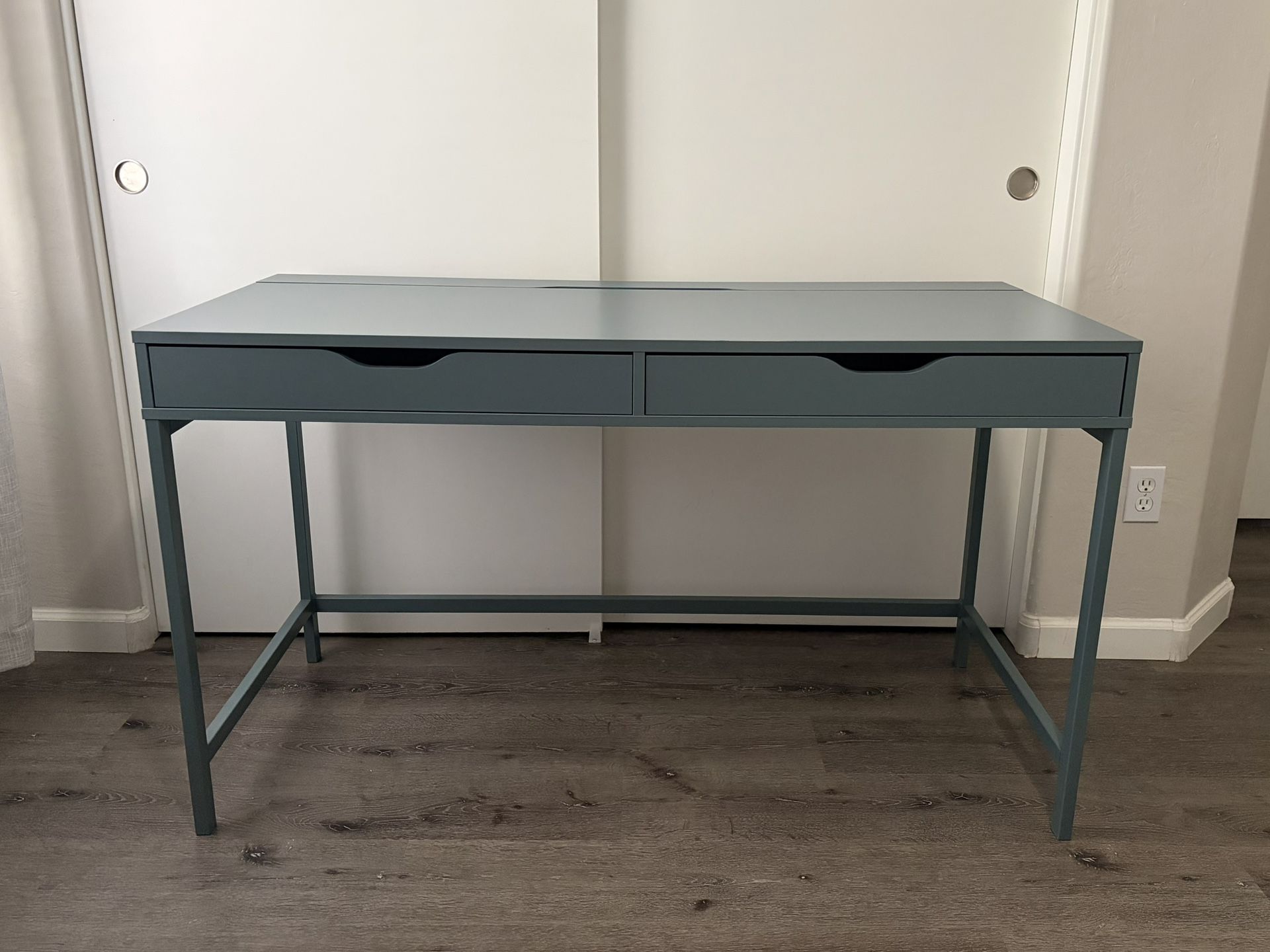IKEA ALEX Desk (Turquoise-Gray)