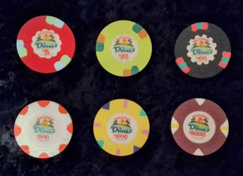 Dunes Casino Baccarat Chip Set Las Vegas