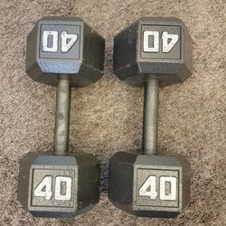 40 lbs dumbell set