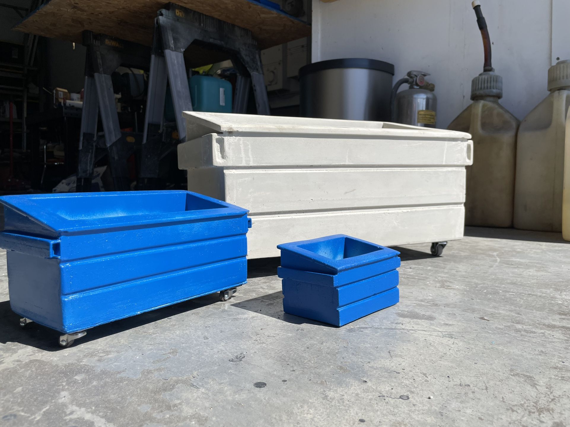 Concrete Planter Flower Pot Dumpsters