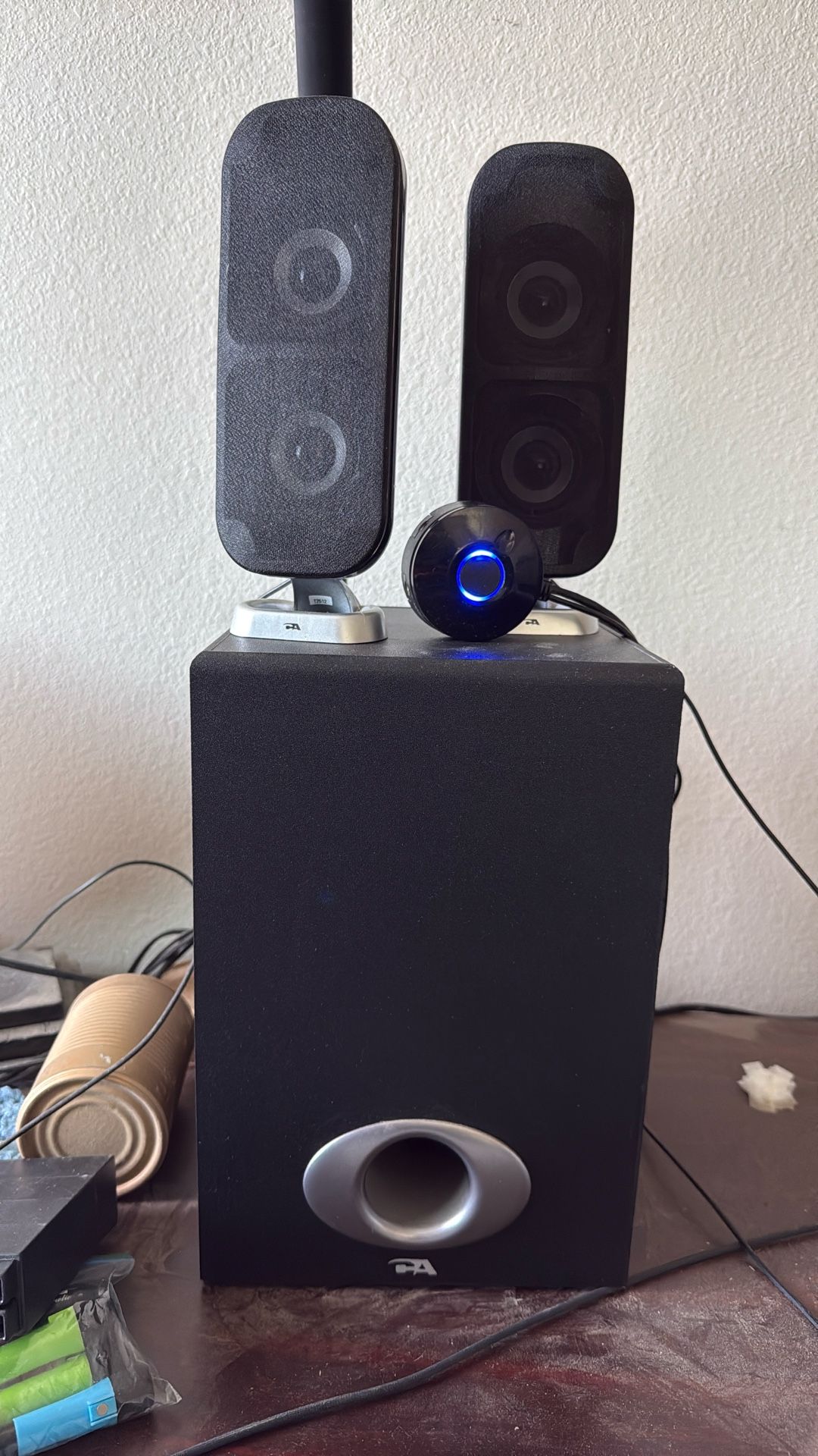 Cyber Acoustics 2.1 Speaker Sound System With Subwoofer - $35.00