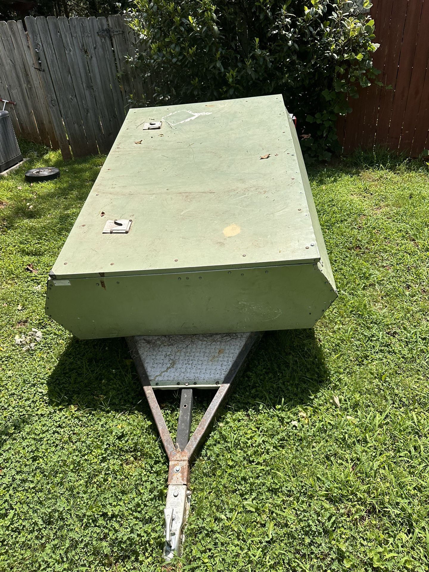 Vintage Appleby Camper Trailer With Canvas