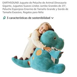 dinosario de peluche