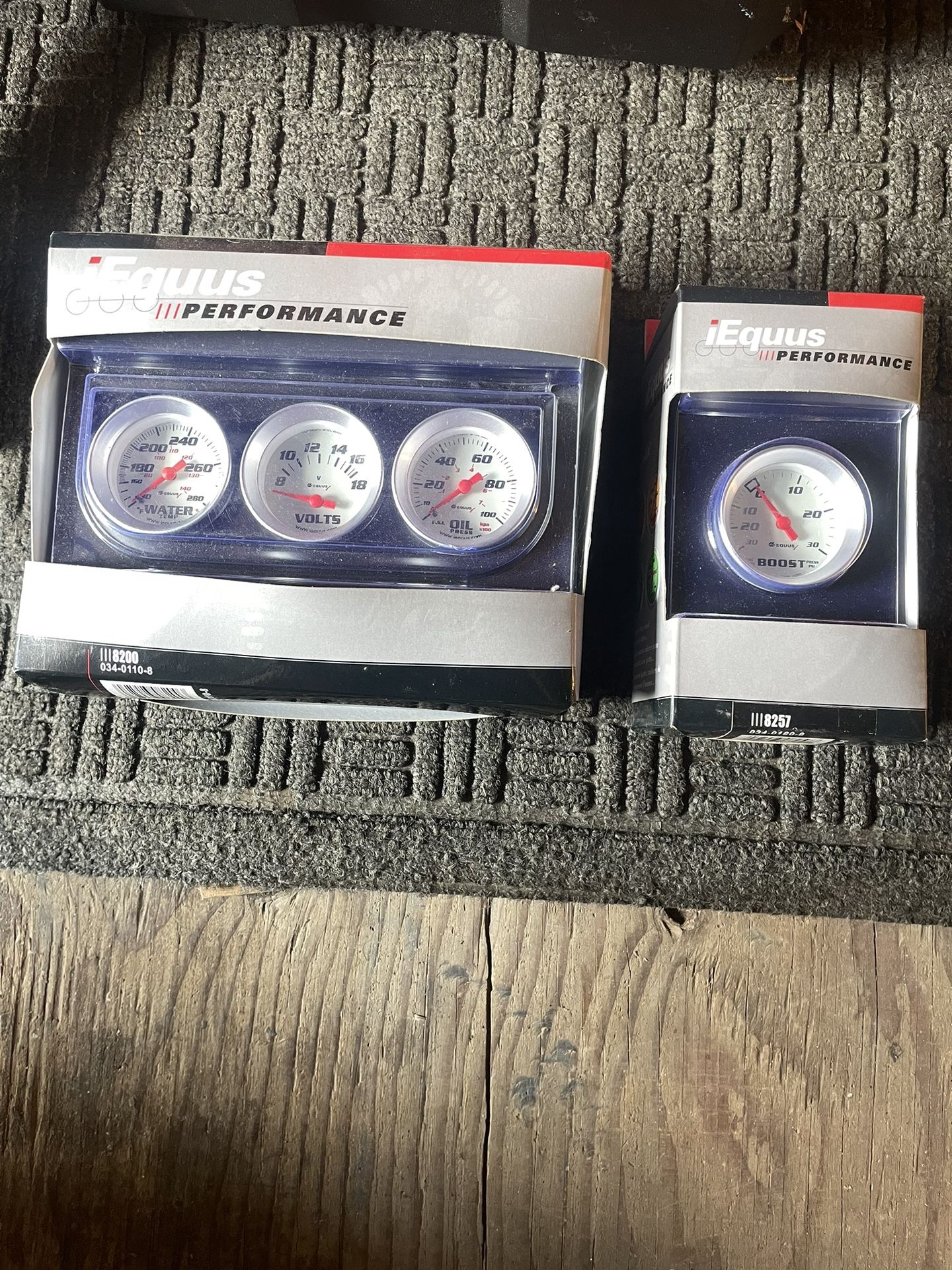 IEquus Gauges Boost Volts Water Oil Gauges Universal