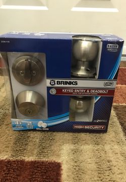Brinks Keyes entry and Deadbolt