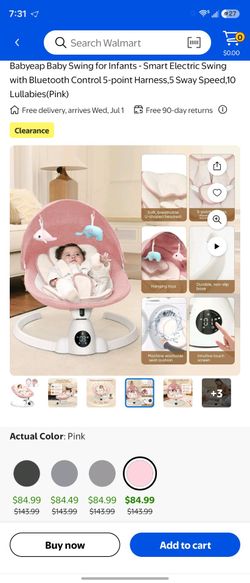 Baby swing w/ remote
