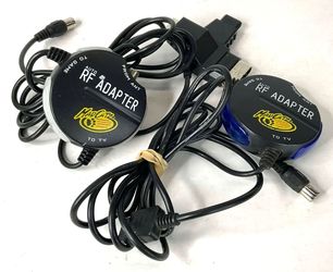 Lot Of (x2) MadCatz Auto RF Adapter 2004-2005 (For PS1, PS2, Xbox, Gamecube 64)
