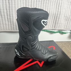 Alpinestars Smx-6 V2 Black Motorcycle Boots Size 43
