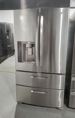 LG 4 Door Stainless Steel Fridge
