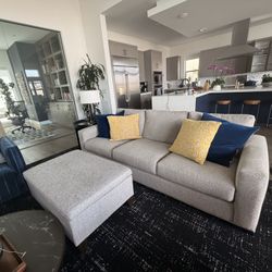 Grey Sofa- Like New- Room And board 