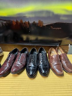 Men’s Leather Dress Shoes Size 8.5 $40 Each
