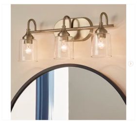 KICHLER Erta 24 in. 3-Light Champagne Bronze Bathroom Vanity Light - New