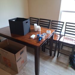 king side bedroom set and table set