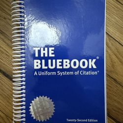 The Bluebook: A Uniform System of Citation (22nd Edition)