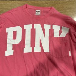 S & M PINK Long Sleeve Shirts
