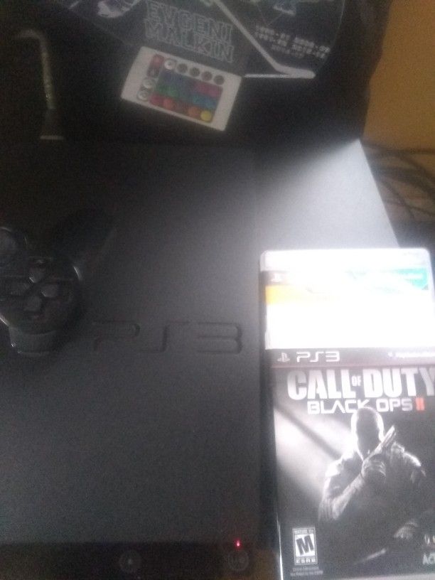 PS3 With Controller And 3 Games