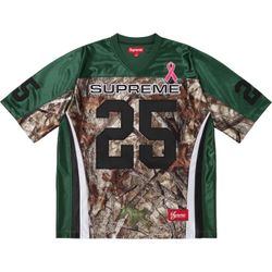 Supreme Breast Cancer Awareness Football Jersey ‘Green’ Sizes M, L, XL