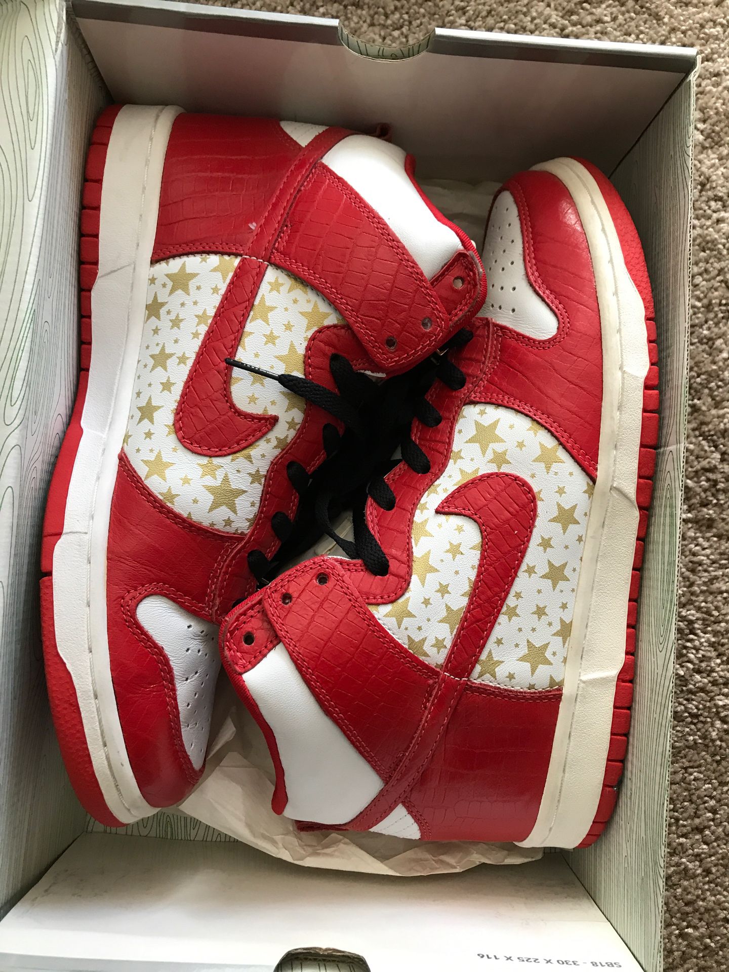 Nike sb dunk high sz 9.5 vnds