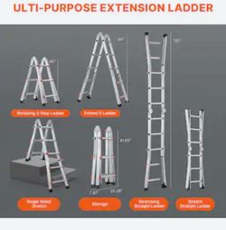 VEVOR-Telescoping Ladder A-Frame