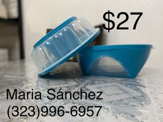 Tupperware set Azul