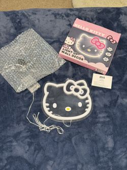 Hello kitty light up wall decor