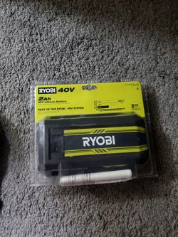 Brand New 40v Ryobi Lithium Battery