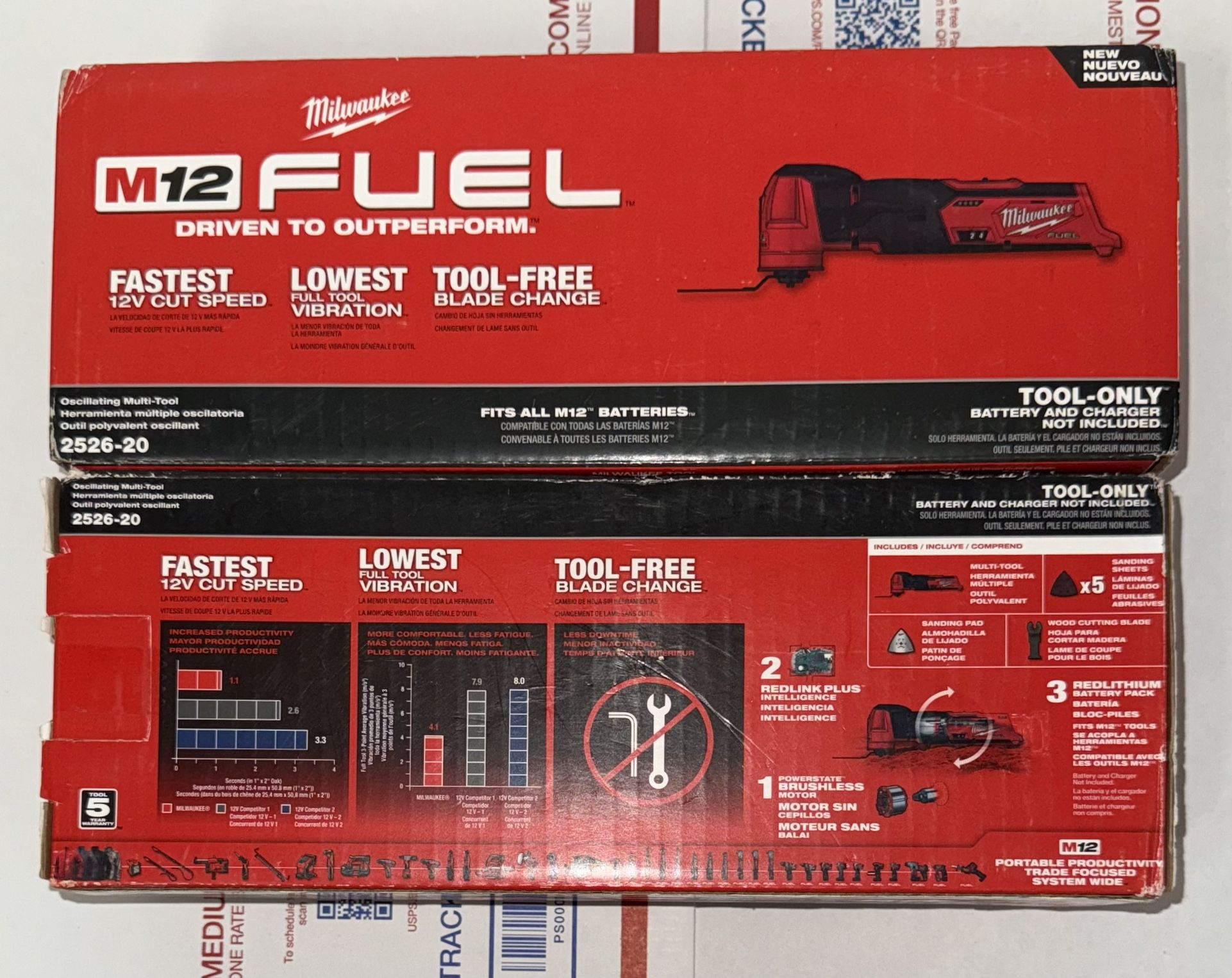 Milwaukee M12 Fuel Multi Tool. Tool Only. Model #2526-20