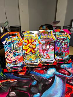 Pokemon Chaos Rising Sleeved Packs