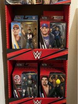 (4) WWE Elite Figures
