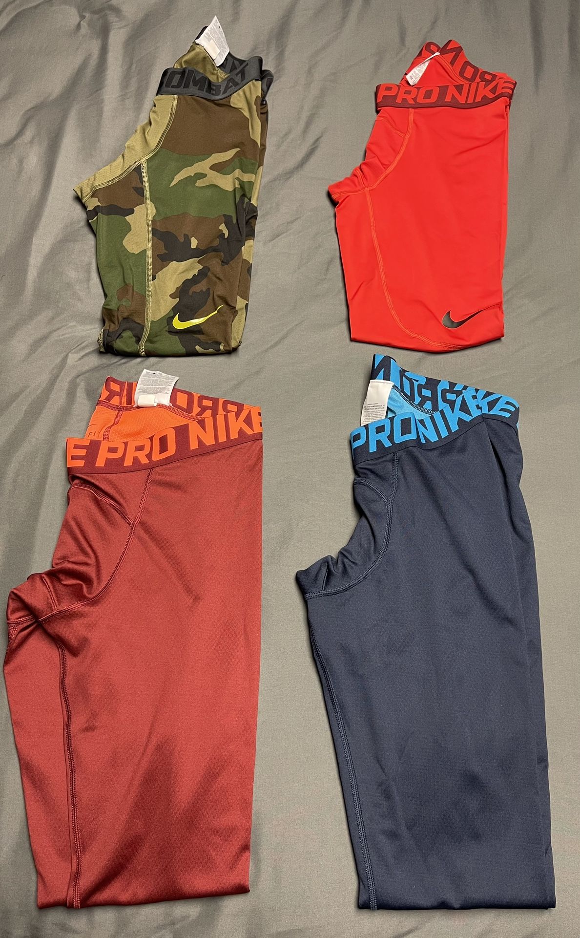 4 Nike Compression Pants - Size Medium