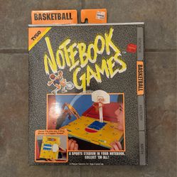 Tyco 1992 Basketball Notebook Game 