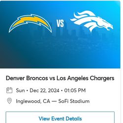 Chargers Tickets  