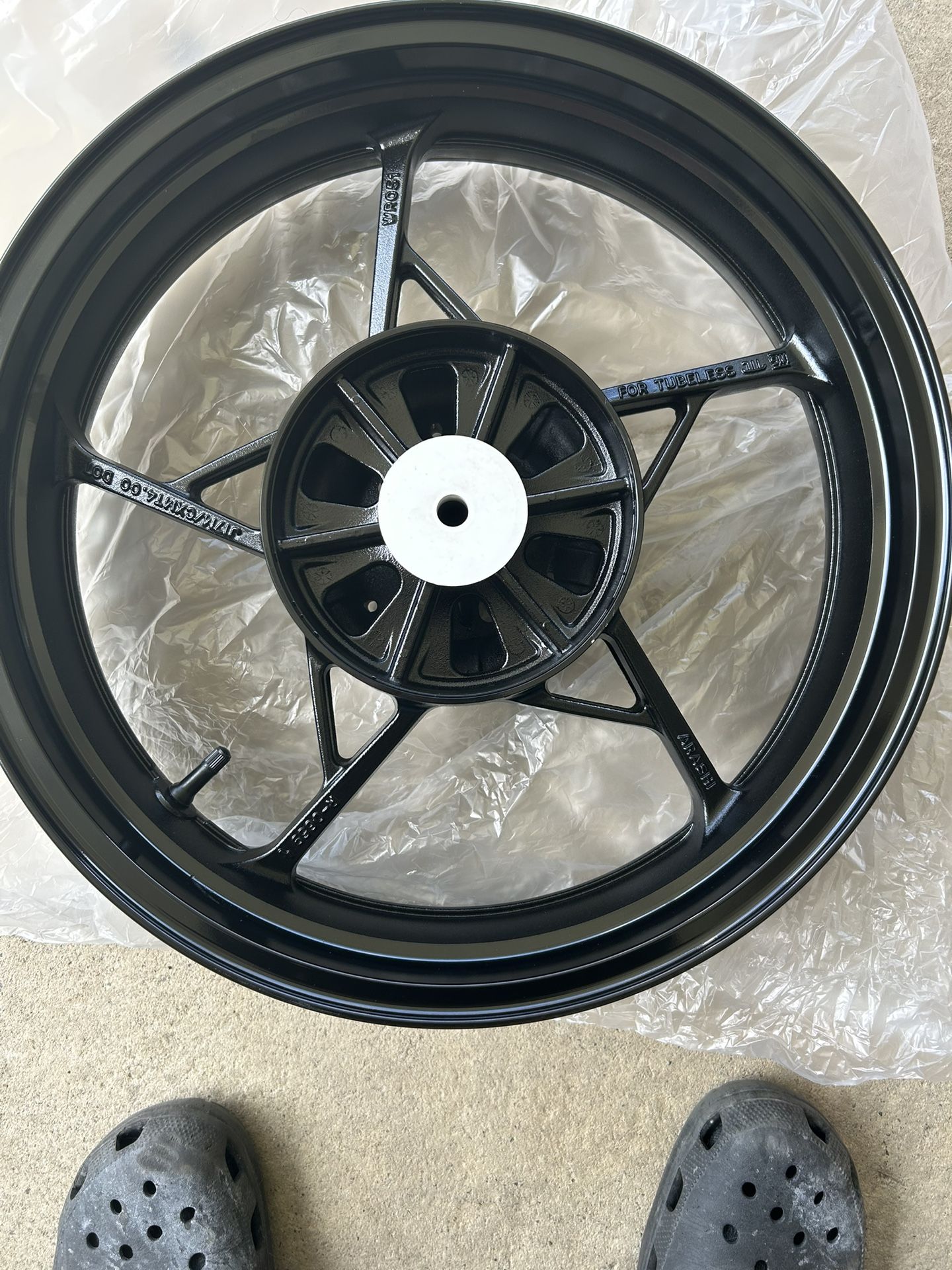 NEW Black Rear Wheel Back Rim For Kawasaki Z400 EX400 Ninja 400 ABS 2018-2023