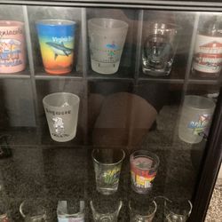 Shadow Box For Shot Glasses