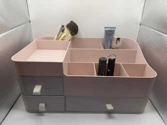 Organizer with three drawers for makeup or desk