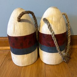 Pair Of 10” H Bouys
