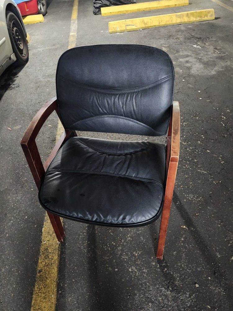 Wood And Soft Chair