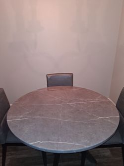 Gray marble Table